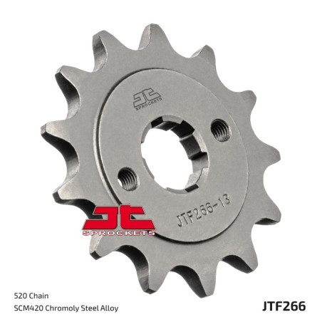 Piñón de acero JT SPROCKETS paso 520 para HONDA CR 125, MTX 200 RW, XL 250, XR 250 de 1979 a 1989
