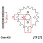 Piñón de acero JT SPROCKETS paso 428 para KAWASAKI KLX 125 de 2010 a 2016