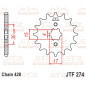 JT SPROCKETS steel front sprocket 14T, 428 pitch for HONDA CRF 100, XR 100 1985-2013