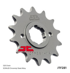 JT SPROCKETS Ritzel Stahl Teilung 520 für HONDA XL 500 S, XL 600, XL 600 LM PARIS DAKAR, XR 500, XR 600 1979-1990