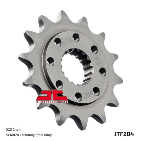 JT SPROCKETS steel front sprocket 520 pitch for HONDA CR 250, CRF 450 and HM CRM F 450 R SUPERMOTO, MOTARD 450 1988-2025