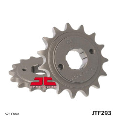 Pignon acier JT SPROCKETS 15 dents, pas 525 pour HUSQVARNA CR 250, TC 250, TE 250, TE 610, WR 250 et HONDA XL 600 V TRANSALP