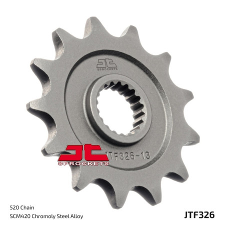 Piñón de acero JT SPROCKETS paso 520 para HONDA CR 125 y HM CRE 125, CRE 125 SM de 1987 a 2003