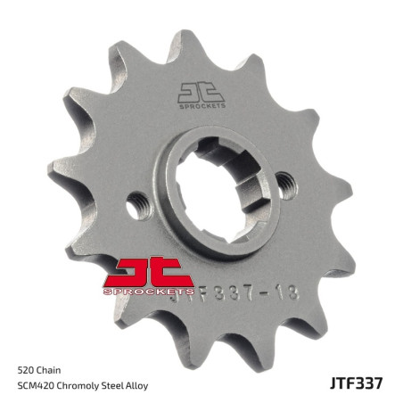 JT SPROCKETS Ritzel Stahl Teilung 520 für KAWASAKI KX 125 und HONDA ATC 250, CR 250, CR 500, TRX 250 R FOURTRAX 2WD 1979-2008