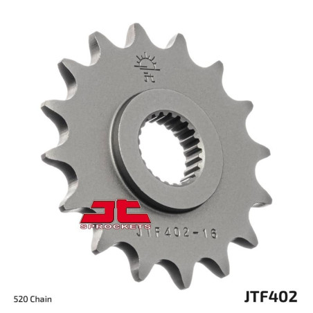 JT SPROCKETS Ritzel Stahl Teilung 520 für APRILIA PEGASO 650, TUAREG 350 WIND und HUSQVARNA TR 650 STRADA ABS, TR 650 TERRA