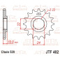 JT SPROCKETS steel front sprocket 520 pitch for APRILIA PEGASO 650 and HUSQVARNA TR 650 STRADA ABS 1985-2014