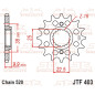 JT SPROCKETS steel front sprocket 15T, 520 pitch for HUSQVARNA SMR 449, TC 449, TE 449, TE 449 I.E 2011-2014 JT SPROCKETS steel front sprocket 15T, 520 pitch for HUSQVARNA SMR 449, TC 449, TE 449, TE 449 I.E 2011-2014