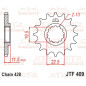 Piñón de acero JT SPROCKETS paso 428 para SUZUKI DR 125 SE, DR-Z 125 L, DR-Z 125 LL, DRZ 125 y KAWASAKI KLX 125, KLX 125 L Piñón de acero JT SPROCKETS paso 428 para SUZUKI DR 125 SE, DR-Z 125 L, DR-Z 125 LL, DRZ 125 y KAWASAKI KLX 125, KLX 125 L