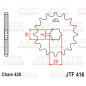 JT SPROCKETS Ritzel Stahl Teilung 428 für SUZUKI RM 80, RM 85, TS 125, YAMAHA DT 125 MX, TY 125, YZ 80 und KAWASAKI KX 80
