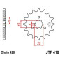 JT SPROCKETS Ritzel Stahl 15 Zähne, Teilung 428 für KAWASAKI KE 100, KE 125, KX 125 1977-1996