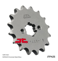 Pignon acier JT SPROCKETS 16 dents, pas 428 pour SUZUKI TS 125, TS 125 ER, TS 80 X de 1971 à 1994