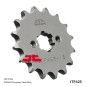 Piñón de acero JT SPROCKETS 16 dientes, paso 428 para SUZUKI TS 125, TS 125 ER, TS 80 X de 1971 a 1994