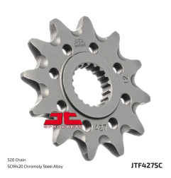 Piñón de acero JT SPROCKETS paso 520 para SUZUKI PE 175, RM 100, RMZ 250 de 1978 a 2012