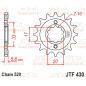 Pignon acier JT SPROCKETS pas 520 pour SUZUKI RMZ 250 et KAWASAKI KXF 250 de 2004 à 2006