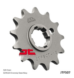 Piñón de acero JT SPROCKETS paso 520 para HUSQVARNA CR 250, WR 250, WR 360, KAWASAKI KX 250, KX 420, KX 500 y CAGIVA WMX 250