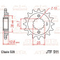 Piñón de acero JT SPROCKETS paso 520 para KAWASAKI KLR 650, KLX 650 de 1990 - JTF511.1 Piñón de acero JT SPROCKETS paso 520 para KAWASAKI KLR 650, KLX 650 de 1990 - JTF511.1