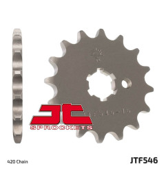 Piñón de acero JT SPROCKETS paso 420 para KAWASAKI KX 100, KX 65, KX 85, YAMAHA CHAPPY 50, PW 80, TTR 50 y SUZUKI RM 100, RM 65