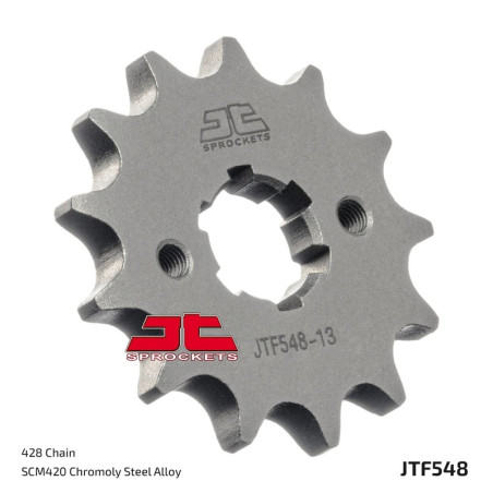 JT SPROCKETS steel front sprocket 428 pitch for YAMAHA TTR 125, BETA EVO 80 2T SENIOR and RIEJU TANGO 125 2000-2022
