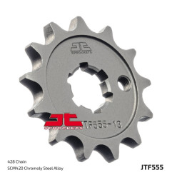 JT SPROCKETS steel front sprocket 428 pitch for KAWASAKI KX 100, KX 65, KX 80, KX 85 and SUZUKI RM 100, RM 65 1976-2019