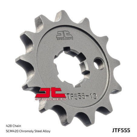 JT SPROCKETS Ritzel Stahl Teilung 428 für KAWASAKI KX 100, KX 65, KX 80, KX 85 und SUZUKI RM 100, RM 65 1976-2019