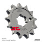 Piñón de acero JT SPROCKETS paso 428 para KAWASAKI KX 100, KX 65, KX 80, KX 85 y SUZUKI RM 100, RM 65 de 1976 a 2019 Piñón de acero JT SPROCKETS paso 428 para KAWASAKI KX 100, KX 65, KX 80, KX 85 y SUZUKI RM 100, RM 65 de 1976 a 2019
