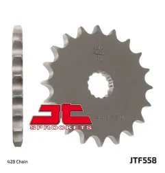 Piñón de acero JT SPROCKETS paso 428 para YAMAHA DT 125, DT 125 RE, TDR 125, TZR 125, YZ 85 de 1988 a 2027