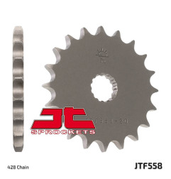 JT SPROCKETS Ritzel Stahl Teilung 428 für YAMAHA DT 125, DT 125 RE, TDR 125, TZR 125, YZ 85 1988-2027