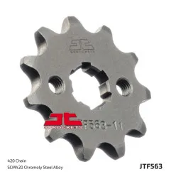 JT SPROCKETS Ritzel Stahl Teilung 420 für SUZUKI JR 50, LT 50 QUADRUNNER 2WD, TS 50 XK und YAMAHA DT 50 MX, TY 50, TY 50 M