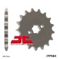 Piñón de acero JT SPROCKETS paso 420 para SUZUKI JR 50, LT 50 QUADRUNNER 2WD, TS 50 XK y YAMAHA DT 50 MX, TY 50, TY 50 M