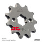 JT SPROCKETS steel front sprocket 420 pitch for SUZUKI JR 50, LT 50 QUADRUNNER 2WD, TS 50 XK and YAMAHA DT 50 MX, TY 50, TY 50 M