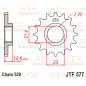 Piñón de acero JT SPROCKETS paso 520 para YAMAHA TT 600, TT 600 RE, XT 600, XT 600 Z TENERE, XTZ 660 TENERE de 1987 a 2004 Piñón de acero JT SPROCKETS paso 520 para YAMAHA TT 600, TT 600 RE, XT 600, XT 600 Z TENERE, XTZ 660 TENERE de 1987 a 2004