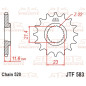 Piñón de acero JT SPROCKETS 13 dientes, paso 520 para YAMAHA TTR 250 de 1994 a 2006