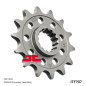 Piñón de acero JT SPROCKETS 15 dientes, paso 520 para APRILIA MXV 450, RXV 450, RXV 550, SXV 450, SXV 550 de 2005 a 2017