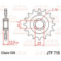 JT SPROCKETS steel front sprocket 520 pitch for GAS GAS EC 200, EC 250, EC 300, MC 250, WILD HP 450 and VOR SM 450 1998-2020