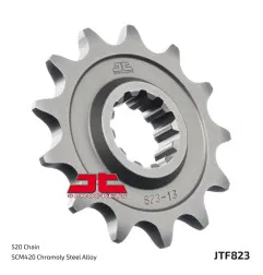 Pignon acier JT SPROCKETS pas 520 pour HUSABERG FE 400, FE 501, FE 650, FS 650 et HUSQVARNA CR 240, WR 240, WR 250, WR 400
