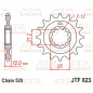 JT SPROCKETS steel front sprocket 520 pitch for HUSABERG FE 400, FE 501, FE 650 and HUSQVARNA CR 240, WR 240, WR 250 1978-2014