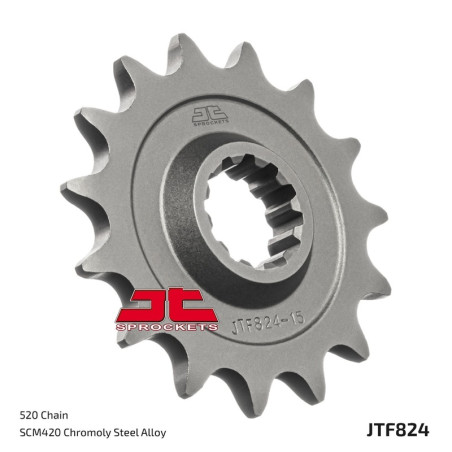 Piñón de acero JT SPROCKETS paso 520 para HUSQVARNA CR 250, SMR 450, TE 610, WR 250, WR 360 de 1987 a 2014