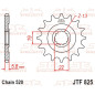 JT SPROCKETS steel front sprocket 13T, 520 pitch for TM RACING EN 300, ENF 250 and HUSQVARNA TC 250, TE 250 I.E 4T 2009-2027