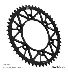 Corona de aluminio JT SPROCKETS paso 520 para HONDA CRF 450, BETA RR 250 y HM CRM F 450 R SUPERMOTO de 1992 a 2027