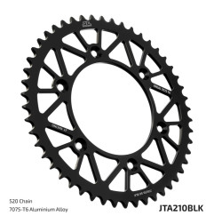 JT SPROCKETS aluminium rear sprocket 520 pitch for HONDA CRF 450, BETA RR 250 and HM CRM F 450 R SUPERMOTO 1992-2027