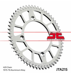 Couronne alu JT SPROCKETS pas 420 pour HONDA CR 80, CR 85, CRF 150 de 1996 à 2023