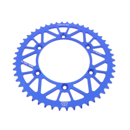 Corona de aluminio JT SPROCKETS paso 520 para YAMAHA YZ 125, FANTIC XE 125, HONDA NX 650 DOMINATOR y RIEJU MARATHON 250