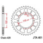 JT SPROCKETS Kettenrad Alu Teilung 420 für KAWASAKI KX 100, KX 80, KX 85 und SUZUKI RM 100 1976-2023