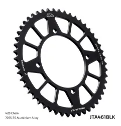 Couronne alu JT SPROCKETS pas 420 pour KAWASAKI KX 100, KX 80, KX 85 et SUZUKI RM 100 de 1976 à 2023