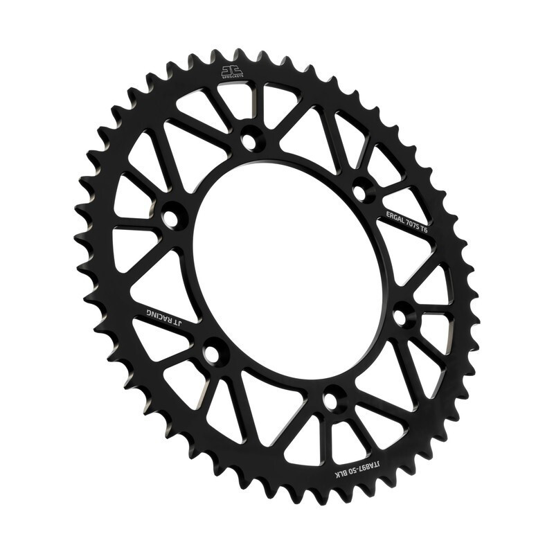 Corona de aluminio JT SPROCKETS paso 520 para KTM EXC 250, HUSQVARNA TC 250, HUSABERG FE 501 y GAS GAS EC 250 de 1984 a 2027