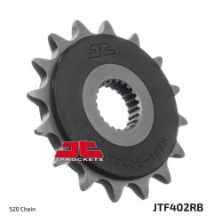 JT SPROCKETS Ritzel Stahl 16 Zähne, Teilung 520 für APRILIA PEGASO 650 und HUSQVARNA TR 650 STRADA ABS 1985-2014