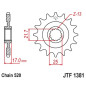 JT SPROCKETS Ritzel Stahl Teilung 520 für HONDA CMX 500 A REBEL ABS, NX 500 und SUZUKI DR 250 S 1988-2025