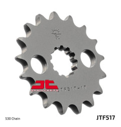 JT SPROCKETS steel front sprocket 17T, 530 pitch for KAWASAKI KMX 125 2002