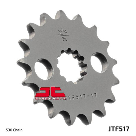 JT SPROCKETS Ritzel Stahl 17 Zähne, Teilung 530 für KAWASAKI KMX 125 2002