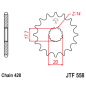 Pignon acier JT SPROCKETS 16 dents, pas 428 pour YAMAHA DT 125, DT 125 RE, TDR 125, TZR 125, YZ 85 de 1988 à 2027 Pignon acier JT SPROCKETS 16 dents, pas 428 pour YAMAHA DT 125, DT 125 RE, TDR 125, TZR 125, YZ 85 de 1988 à 2027